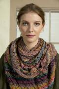 Knitting set Triangular shawl  with knitting instructions in garnwelt box