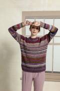 Knitting set Sweater  with knitting instructions in garnwelt box in size S