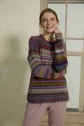 Knitting set Sweater  with knitting instructions in garnwelt box in size S