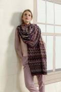 Knitting set Scarf  with knitting instructions in garnwelt box in size ca 62 x 162 cm