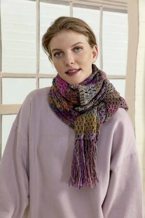 Strickset Schal Lang Yarns FRIDA mit Anleitung in garnwelt-Box