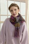 Knitting set Scarf  with knitting instructions in garnwelt box in size ca 28 x 190 cm