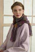 Knitting set Scarf  with knitting instructions in garnwelt box in size ca 28 x 190 cm