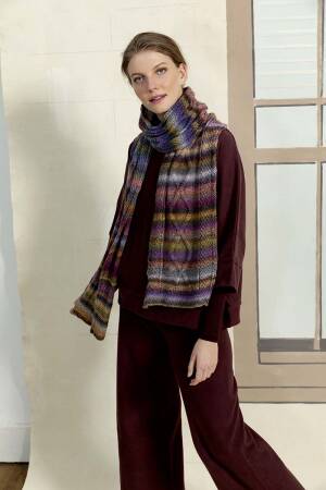 Strickset Schal Lang Yarns FRIDA mit Anleitung in garnwelt-Box