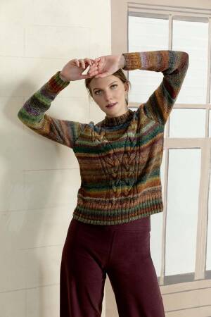 Knitting set Sweater  with knitting instructions in garnwelt box