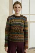 Knitting set Sweater  with knitting instructions in garnwelt box in size S