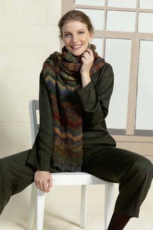 Strickset Schal Lang Yarns FRIDA mit Anleitung in garnwelt-Box