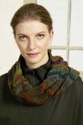 Knitting set Cowl  with knitting instructions in garnwelt box in size ca 38 x 80 cm
