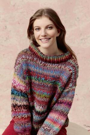 Strickset Pullover Lang Yarns CLOUD mit Anleitung in garnwelt-Box