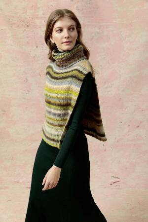 Strickset Cape Lang Yarns CLOUD mit Anleitung in garnwelt-Box S-M