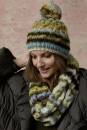 Knitting set Cowl  with knitting instructions in garnwelt box