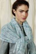 Strickset Schal Lang Yarns KID COLOR mit Anleitung in garnwelt-Box ca 70 x 170 cm