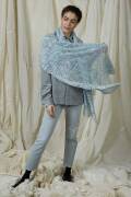Knitting set Scarf  with knitting instructions in garnwelt box in size ca 74 x 204 cm