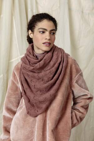 Strickset Schal Lang Yarns CASHMERE DREAMS mit Anleitung in garnwelt-Box ca 50 x 120 cm