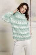 Strickset Pullover Lang Yarns SNOWFLAKE mit Anleitung in garnwelt-Box S