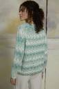 Knitting set Sweater SNOWFLAKE with knitting instructions in garnwelt box in size M-L
