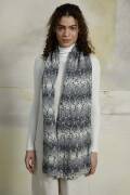 Knitting set Scarf  with knitting instructions in garnwelt box