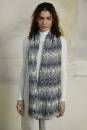 Strickset Schal Lang Yarns SNOWFLAKE mit Anleitung in garnwelt-Box ca 30 x 180 cm