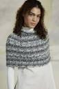 Knitting set Cape SNOWFLAKE with knitting instructions in garnwelt box in size S