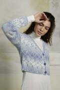 Strickset Cardigan Lang Yarns SNOWFLAKE mit Anleitung in garnwelt-Box