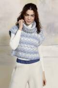 Strickset Pullunder Lang Yarns SNOWFLAKE mit Anleitung in garnwelt-Box