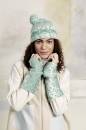 Knitting set Hat SNOWFLAKE with knitting instructions in garnwelt box in size DG