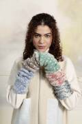 Strickset Stulpen Lang Yarns SNOWFLAKE mit Anleitung in garnwelt-Box ca 26 x 12 cm