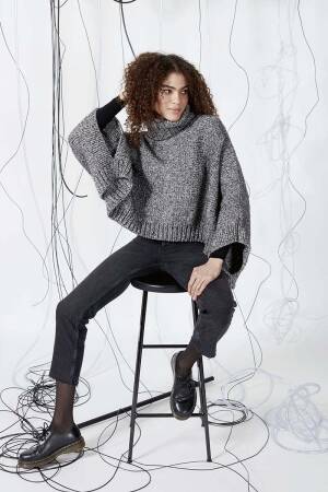 Strickset Cape  mit Anleitung in garnwelt-Box in Größe L-XL