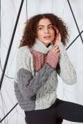 Strickset Pullover Lang Yarns MALOU LIGHT mit Anleitung in garnwelt-Box S