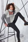 Strickset Pullover Lang Yarns MALOU LIGHT mit Anleitung in garnwelt-Box S