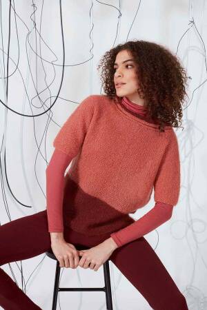 Strickset Pullover Lang Yarns MOHAIR LUXE mit Anleitung in garnwelt-Box S
