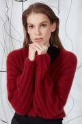 Strickset Pullover Lang Yarns CASHMERE LIGHT mit Anleitung in garnwelt-Box S-M