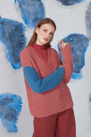 Strickset Pullover Lang Yarns SURI ALPACA mit Anleitung in garnwelt-Box