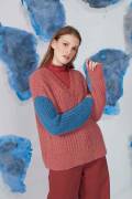Strickset Pullover Lang Yarns SURI ALPACA mit Anleitung in garnwelt-Box S-M