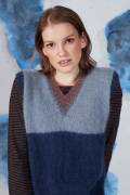 Strickset Pullunder Lang Yarns MOHAIR LUXE / MOHAIR LUXE COLOR mit Anleitung in garnwelt-Box S