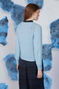 Knitting set Top Down Sweater  with knitting instructions in garnwelt box