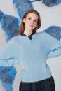 Knitting set Top Down Sweater  with knitting instructions in garnwelt box