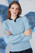 Strickset Top Down Pullover Lang Yarns GRACE mit Anleitung in garnwelt-Box S