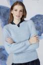 Knitting set Top Down Sweater  with knitting instructions in garnwelt box in size S