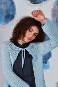 Strickset Top Down Jacke Lang Yarns GRACE mit Anleitung...