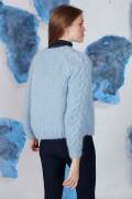 Strickset Jacke Lang Yarns MOHAIR LUXE LAMÉ mit Anleitung in garnwelt-Box