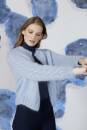 Strickset Jacke MOHAIR LUXE LAME mit Anleitung in garnwelt-Box in Größe S