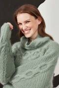 Strickset Pullover Lang Yarns CARPE DIEM / MOHAIR LUXE mit Anleitung in garnwelt-Box