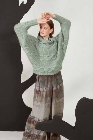 Strickset Pullover Lang Yarns CARPE DIEM / MOHAIR LUXE mit Anleitung in garnwelt-Box S