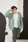 Strickset Cardigan Lang Yarns MERINO+ mit Anleitung in garnwelt-Box XL