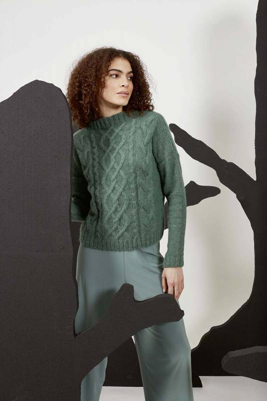 Strickset Pullover MALOU LIGHT mit Anleitung in garnwelt-Box in Größe XL
