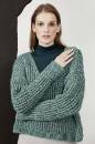Knitting set Sweater KRIS with knitting instructions in garnwelt box in size S-M