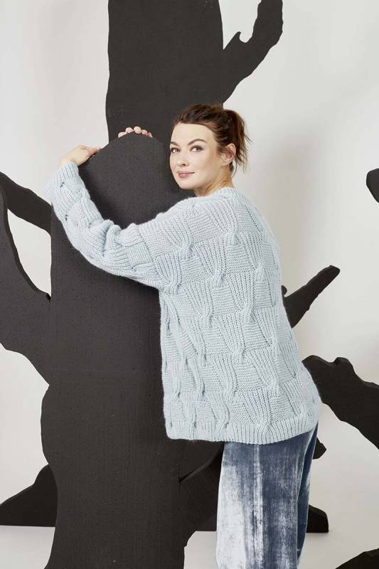 Strickset Pullover  mit Anleitung in garnwelt-Box in Größe S-M