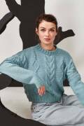 Knitting set Sweater MERINO 70 with knitting instructions in garnwelt box