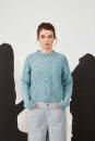 Knitting set Sweater MERINO 70 with knitting instructions in garnwelt box